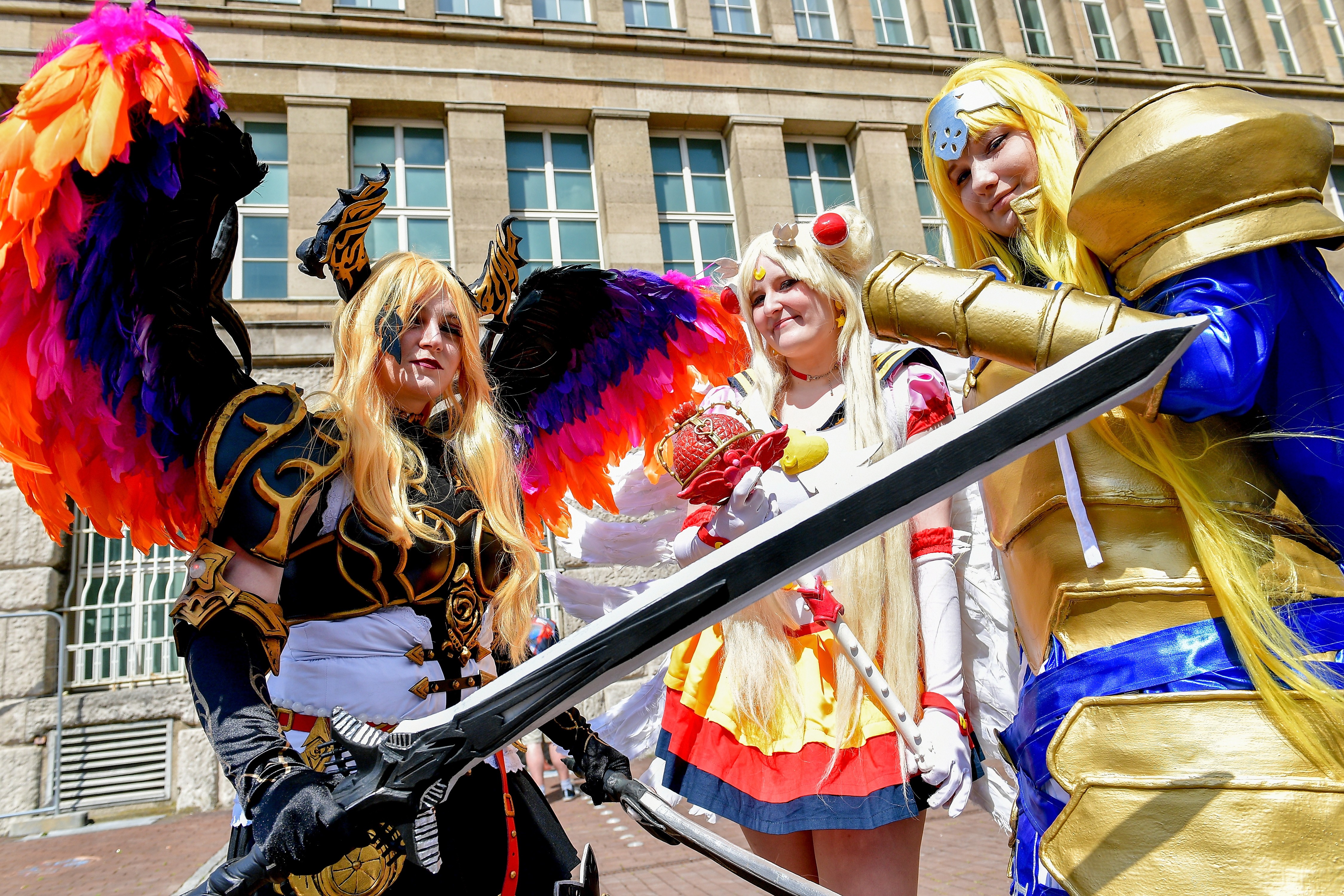 Cosplayers attend Japan Day in Düsseldorf, Germany, in May. Photo: EPA-EFE