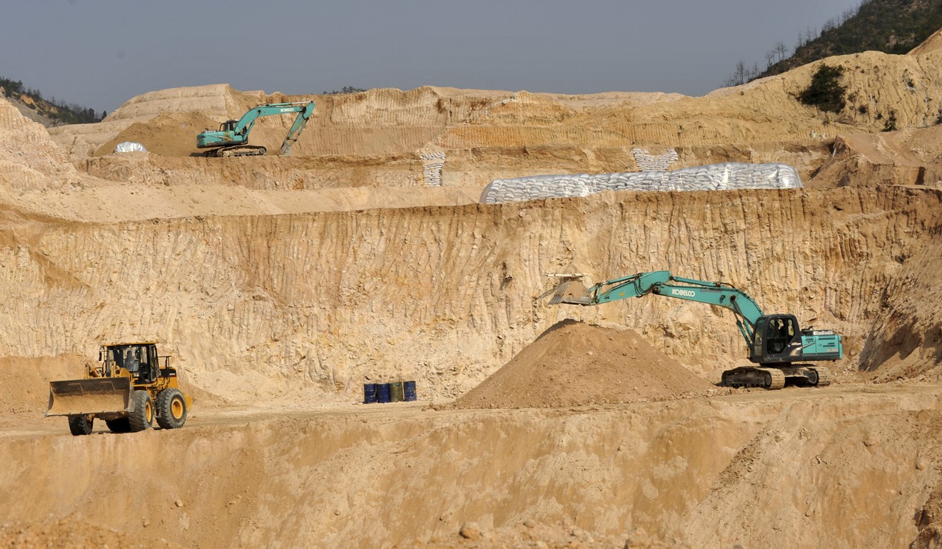 Rare earths were listed as an area China could use to retaliate against US measures. Photo: AP