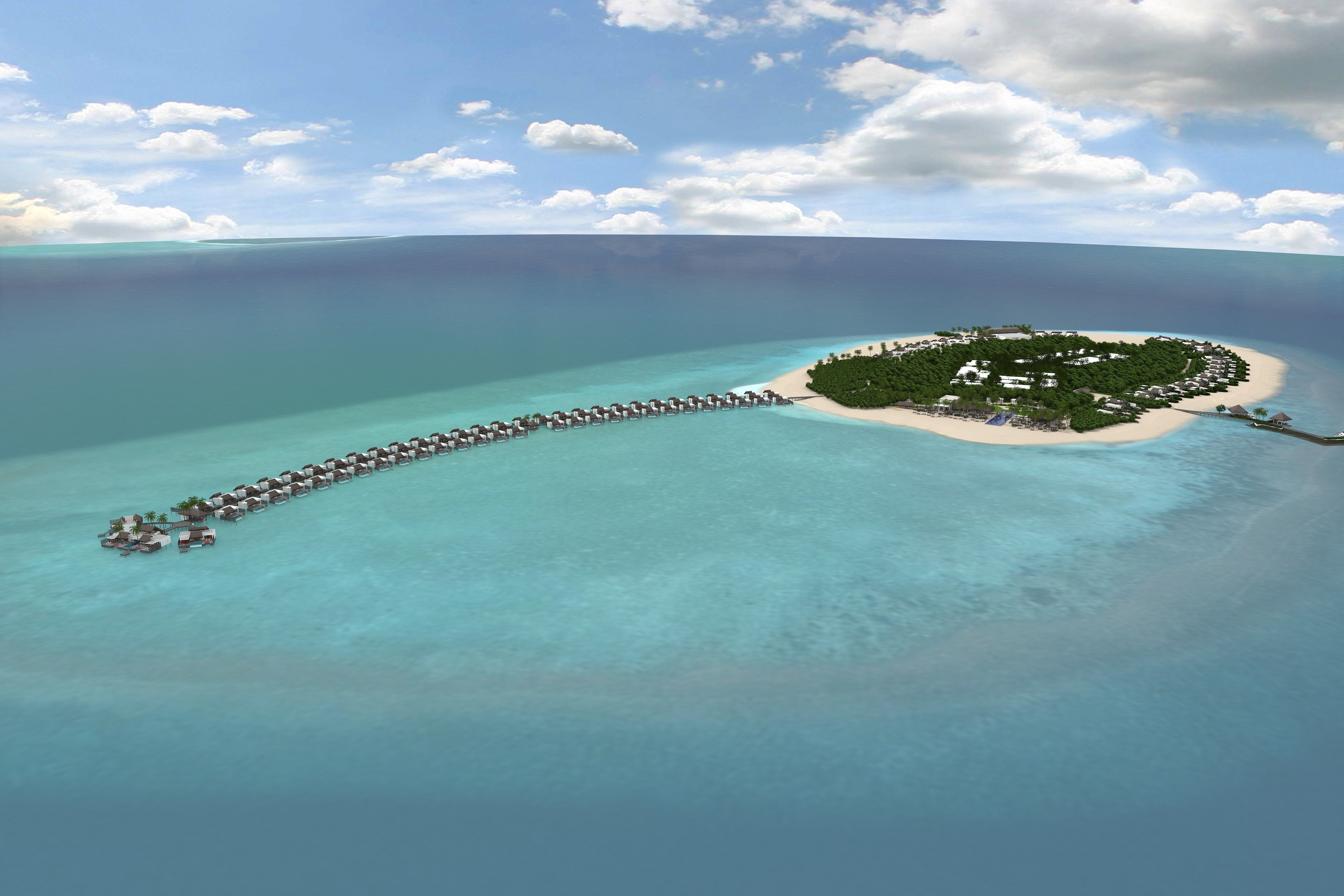 Emerald Maldives Resort and Spa, featuring 120 luxury villas on the island of Fasmendhoo, which forms part of Raa Atoll in the Maldives, is expected to open in August.