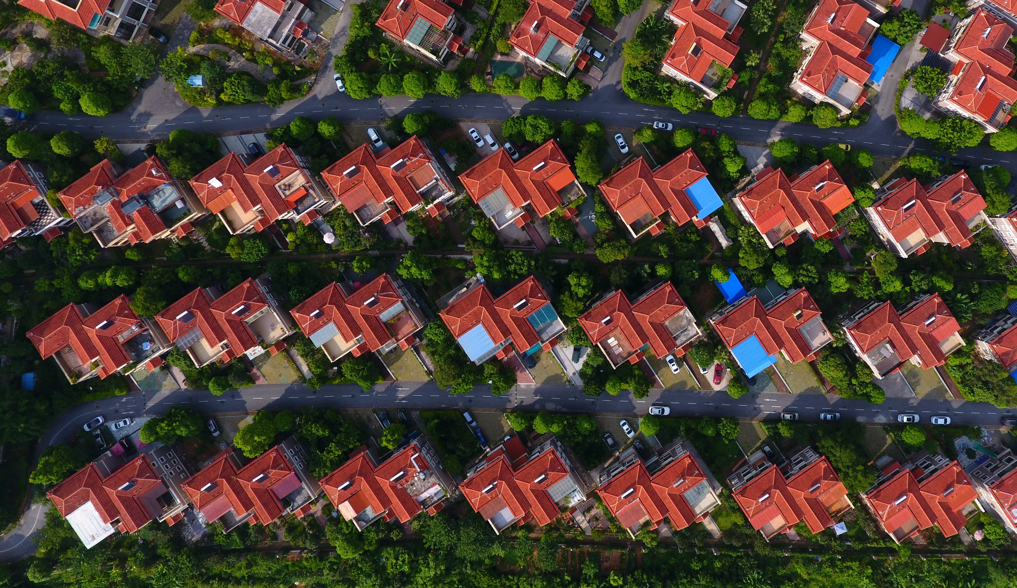Property analysts believe that recent data points to a gradual moderation in home price growth nationwide. A residential community in Nanning, south China's Guangxi Zhuang autonomous region. Photo: Xinhua