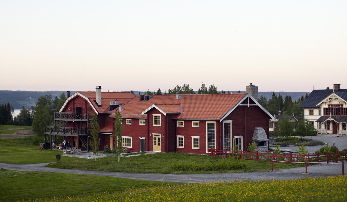 Faviken Magasinet. The restaurant is on a hunting estate and all the produce it cooks is sourced from within a certain radius of the estate.