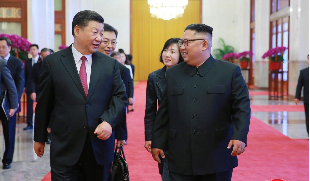 Xi Jinping (left) says China will “contribute to peace, stability, development and prosperity in the region”. Photo: EPA-EFE
