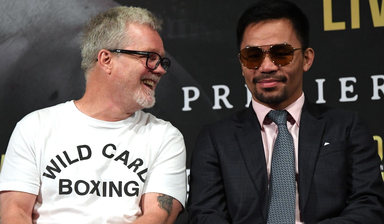 Freddie Roach has been Manny Pacquiao’s trainer for more than 10 years. Photo: AFP