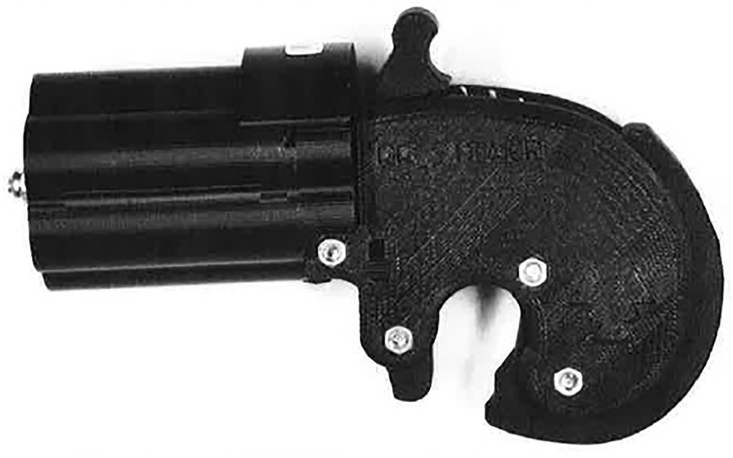The gun manufactured with a 3D printer by Tendai Muswere. Photo: EPA-EFE