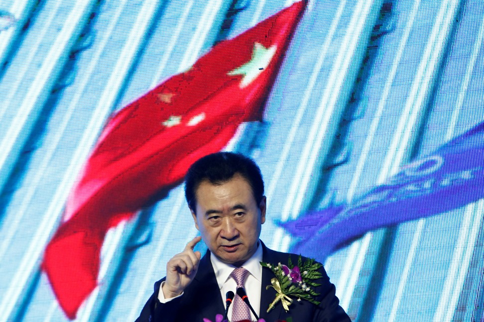 Chinese real estate mogul Wang Jianlin’s Dalian Wanda Group has dumped US$25 billion in assets since 2017. Photo: Reuters