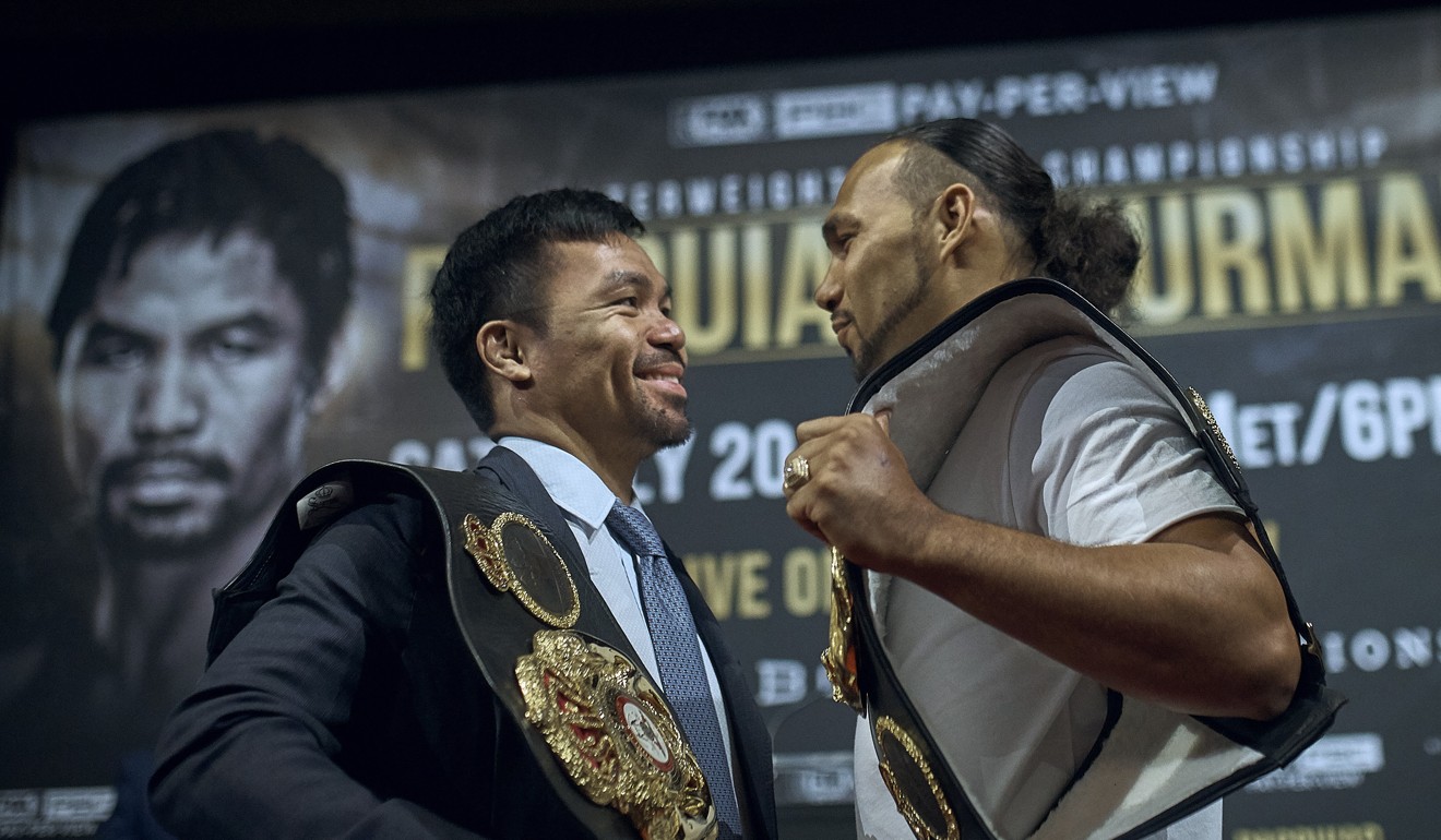 Manny Pacquiao will square off against Keith Thurman on July 20 in Las Vegas. Photo: AP