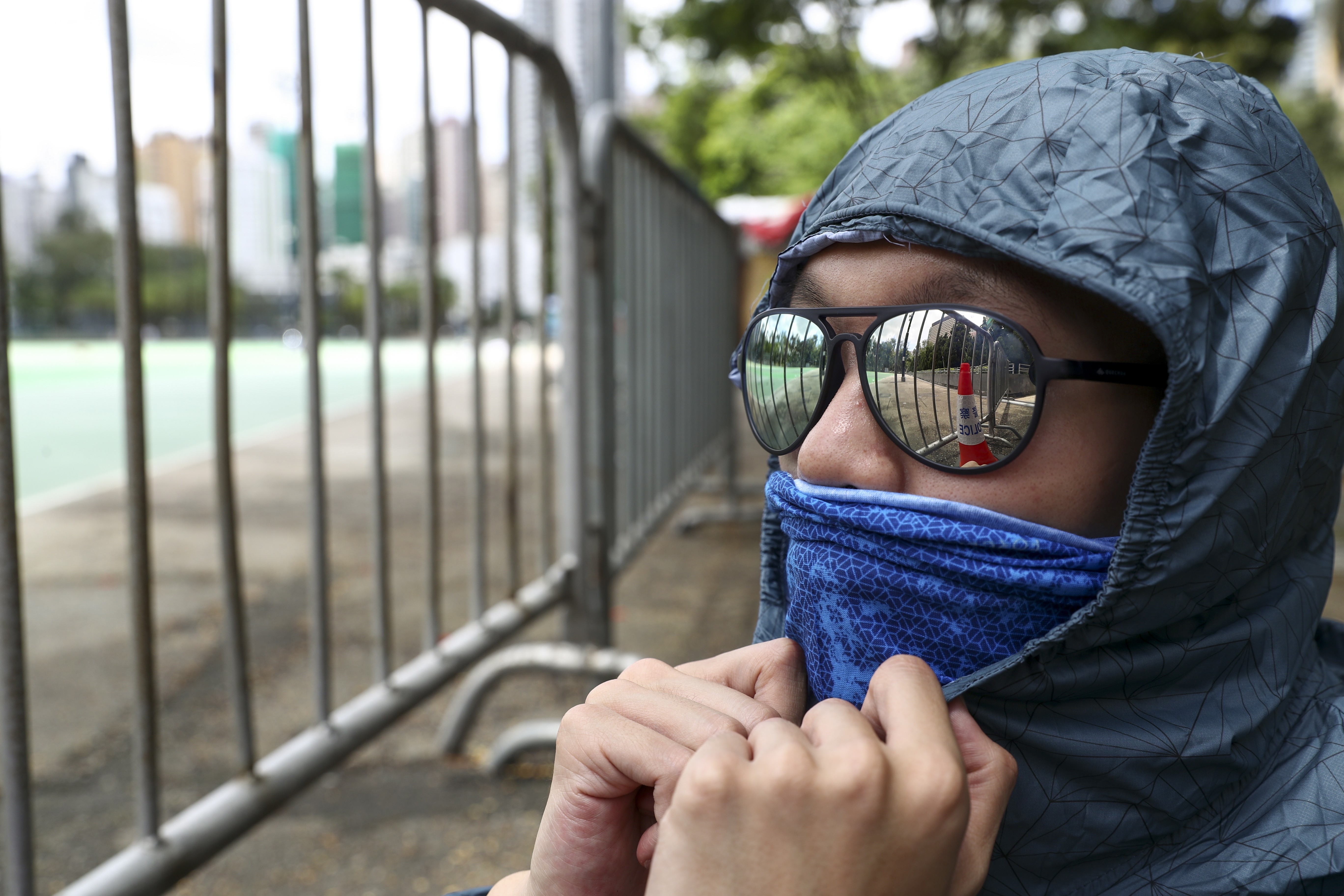 A young protester, who gave his name as “Ah Yuen,” was arrested for rioting on June 12 for being part of the violent clashes that day in Admiralty. Photo: Nora Tam