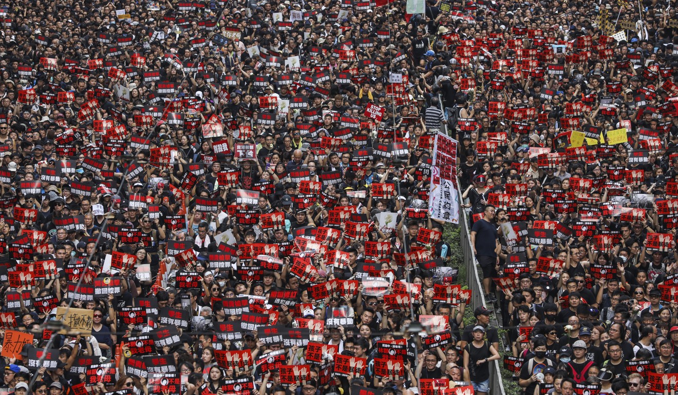 Media in mainland China have been largely silent about Hong Kong’s anti-extradition bill protests: Photo: Sam Tsang