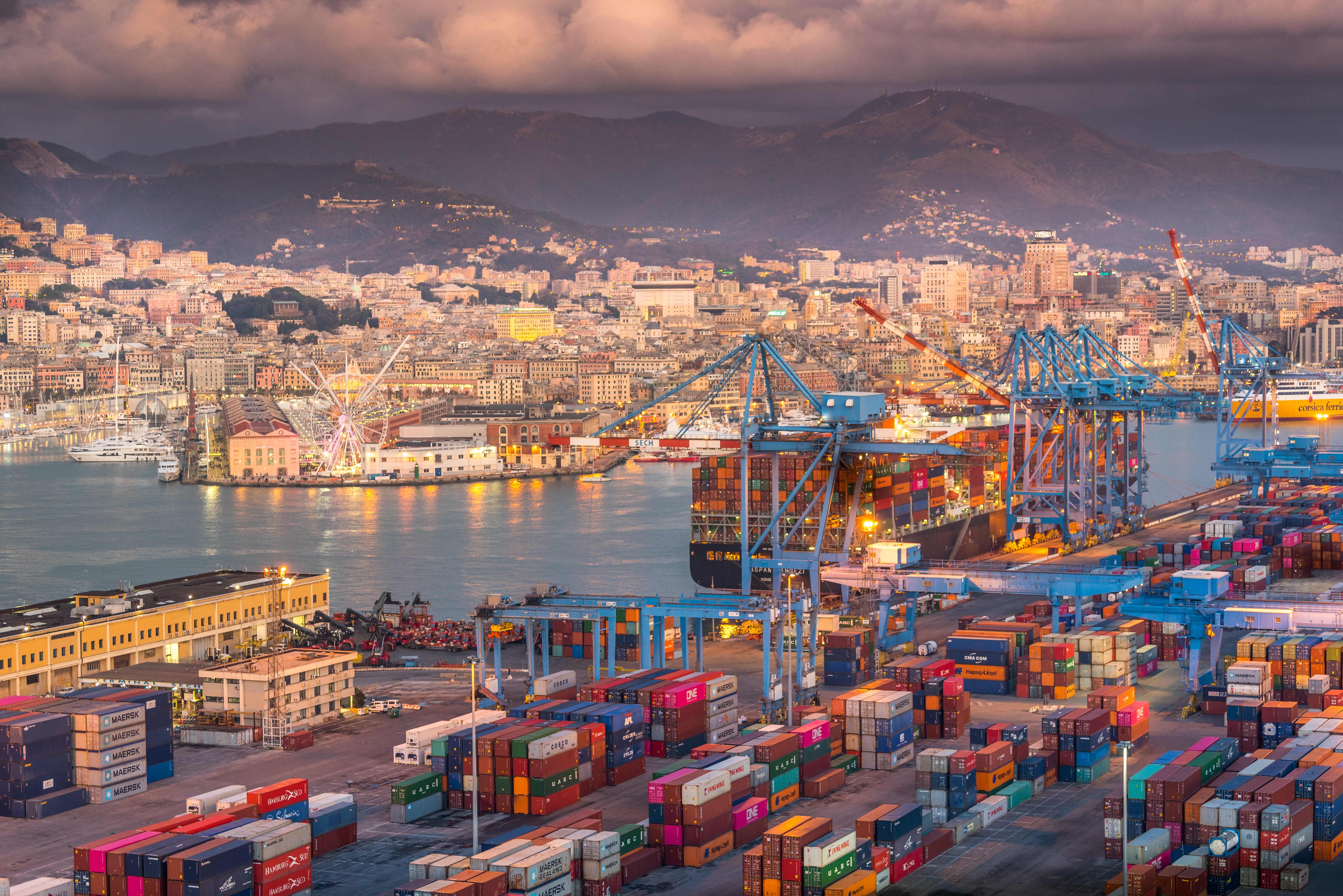 The Italian port of Genoa (above) has signed a cooperation agreement with the Chinese port of Shenzhen. Europe’s progressive integration into China’s belt and road plan has alarmed Washington. Photo: Shutterstock