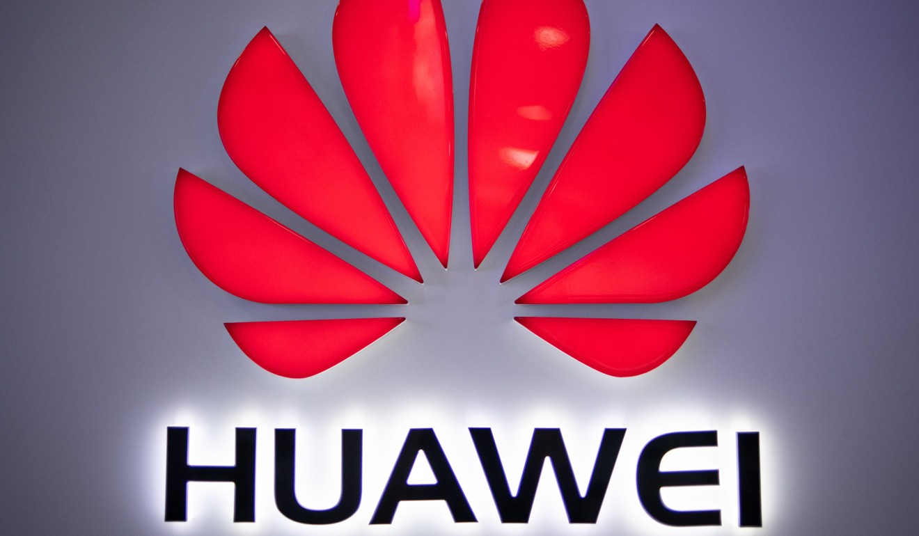 A Huawei logo is displayed at a retail store in Beijing. Photo: AFP