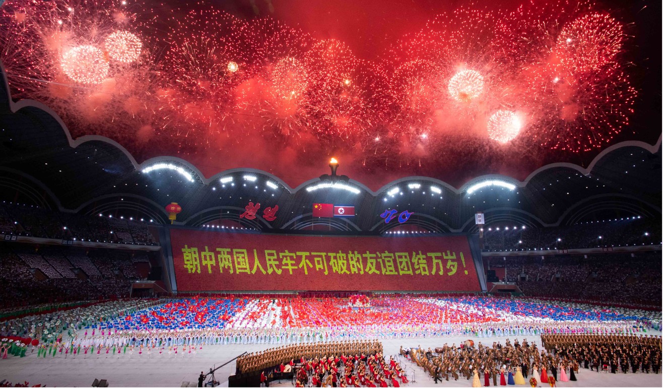 The performance celebrated 70 years of diplomatic relations between North Korea and China. Photo: Xinhua