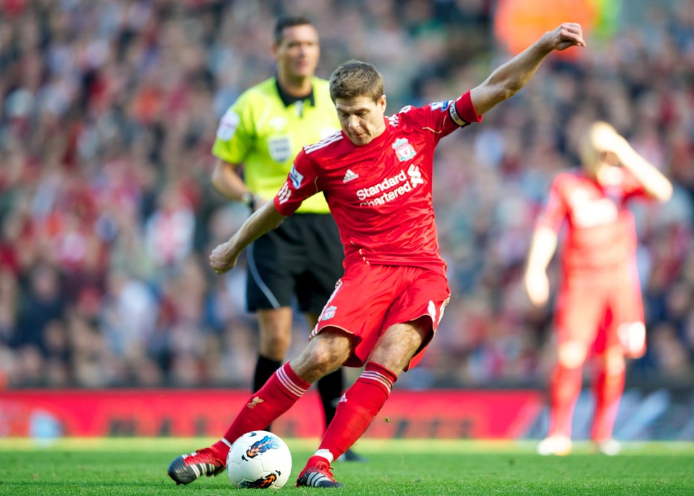 Former Liverpool captain Steven Gerrard is a modern day hero. Does he make Tony’s 11? Photo: Alamy