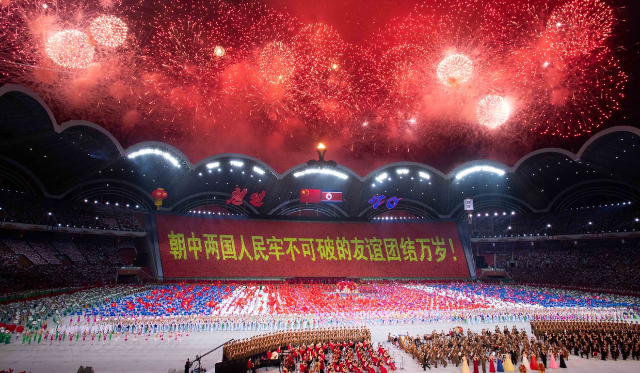 North Korea put on an extravagant show for Xi Jinping’s state visit. Photo: Xinhua