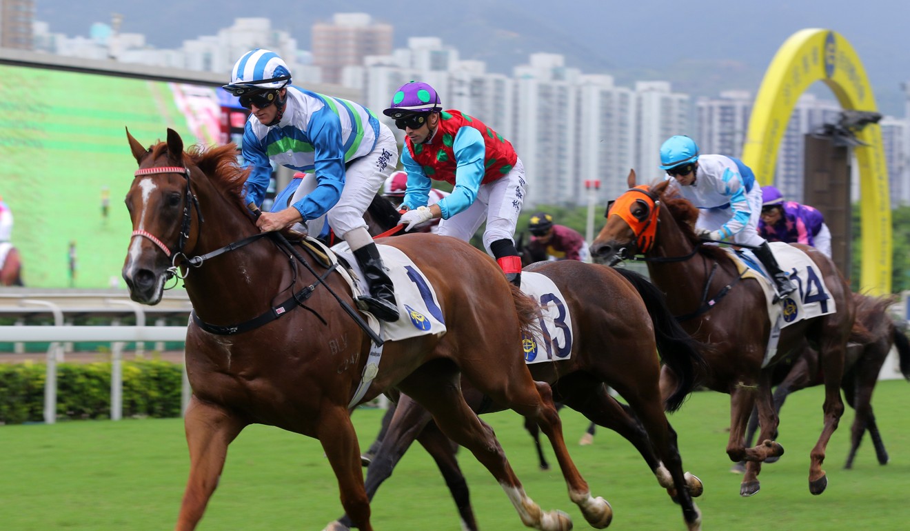 Voyage Warrior holds off all challengers to win easily at Sha Tin on Sunday.