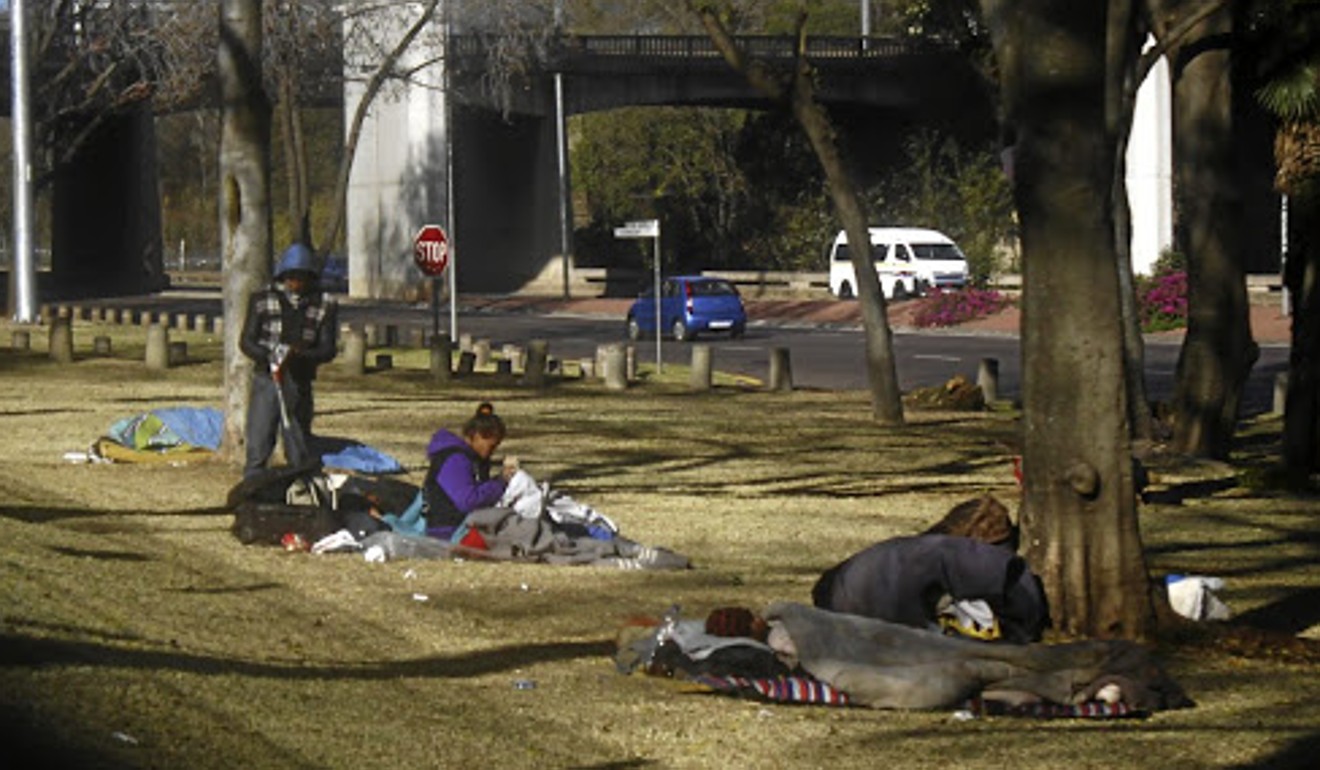 Homeless people in Pretoria. Photo: Sowetan