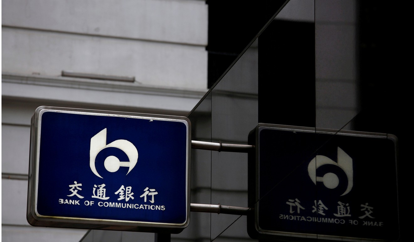 Bocom stock fell by 3 per cent in Shanghai and 3.7 per cent in Hong Kong on Tuesday, following The Washington Post report. Photo: Reuters