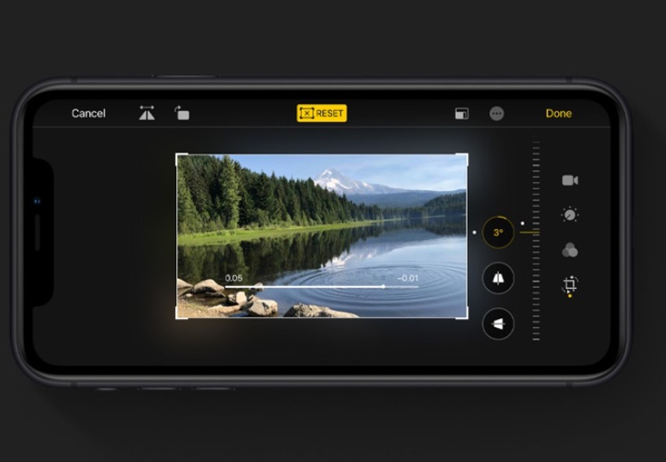 The improved photo app brings a host of new video editing tools, including the ability to crop and rotate videos. Photo: Ben Sin