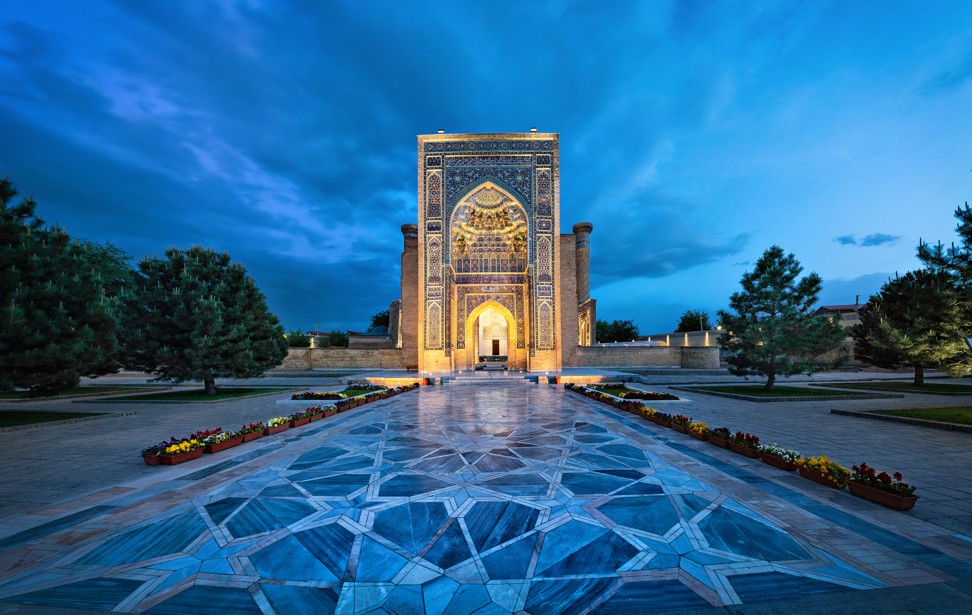 The entrance portal to Gur-e-Amir – a mausoleum of the Asian conqueror Timur in Samarkand, Uzbekistan. Gen-Xers like this central Asian country as it is largely unexplored.