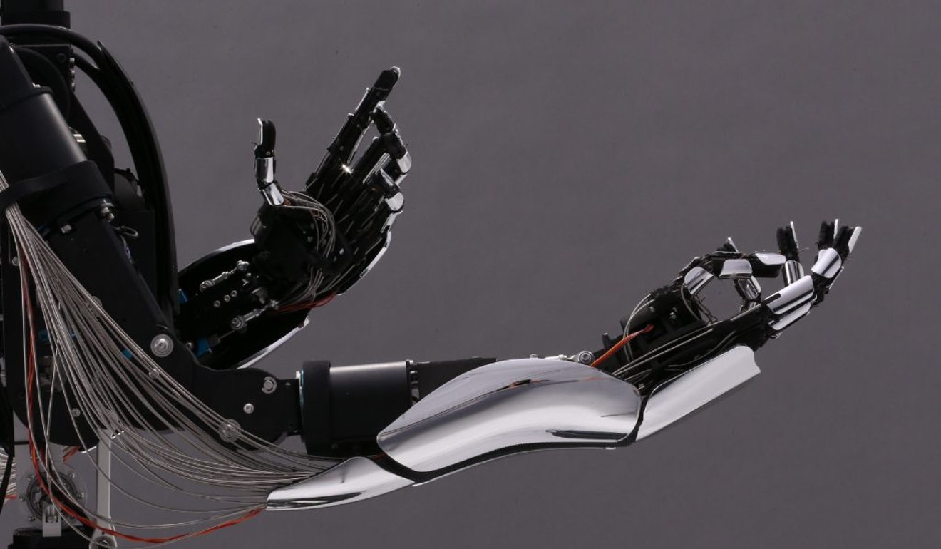 Japanese technology firm Meltin has developed a new type of robotic hand. Photo: Meltin