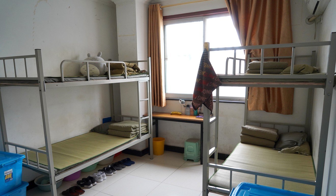Rooms at the Adolescent Psychological Development Base are spartan. Photo: Lea Li
