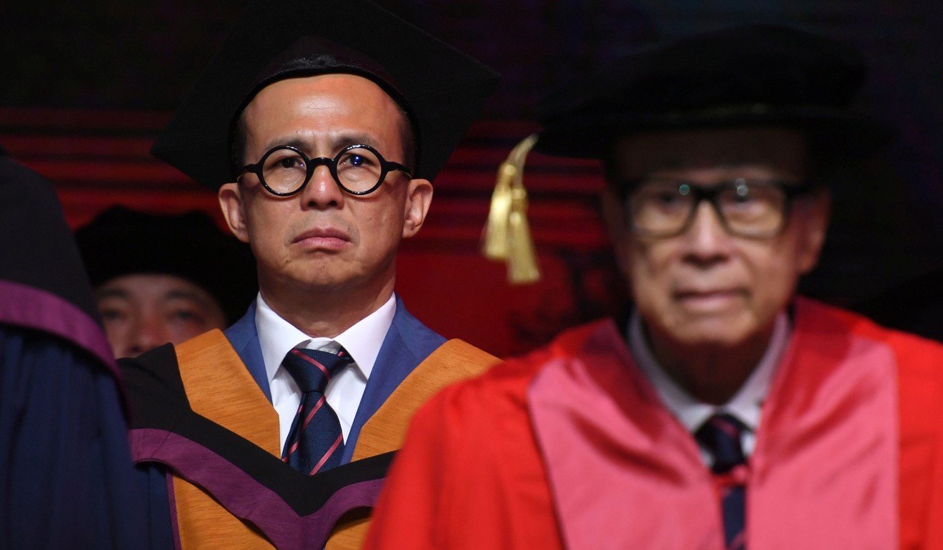 Richard Li (left) was enlisted to maintain the family’s influence at the university. Photo: Reuters