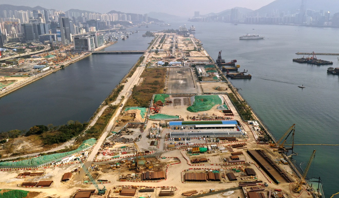 Knight Frank has cut its estimate range for the remaining sites on Kai Tak to reflect weaker market sentiment. Photo: Martin Chan