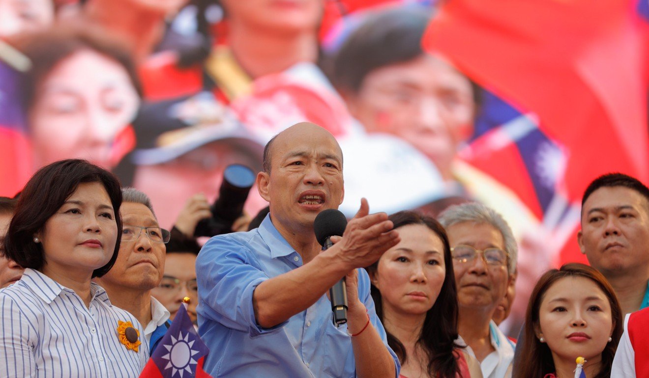 Kaohsiung mayor Han Kuo-yu has seen his support slipping. Photo: AFP