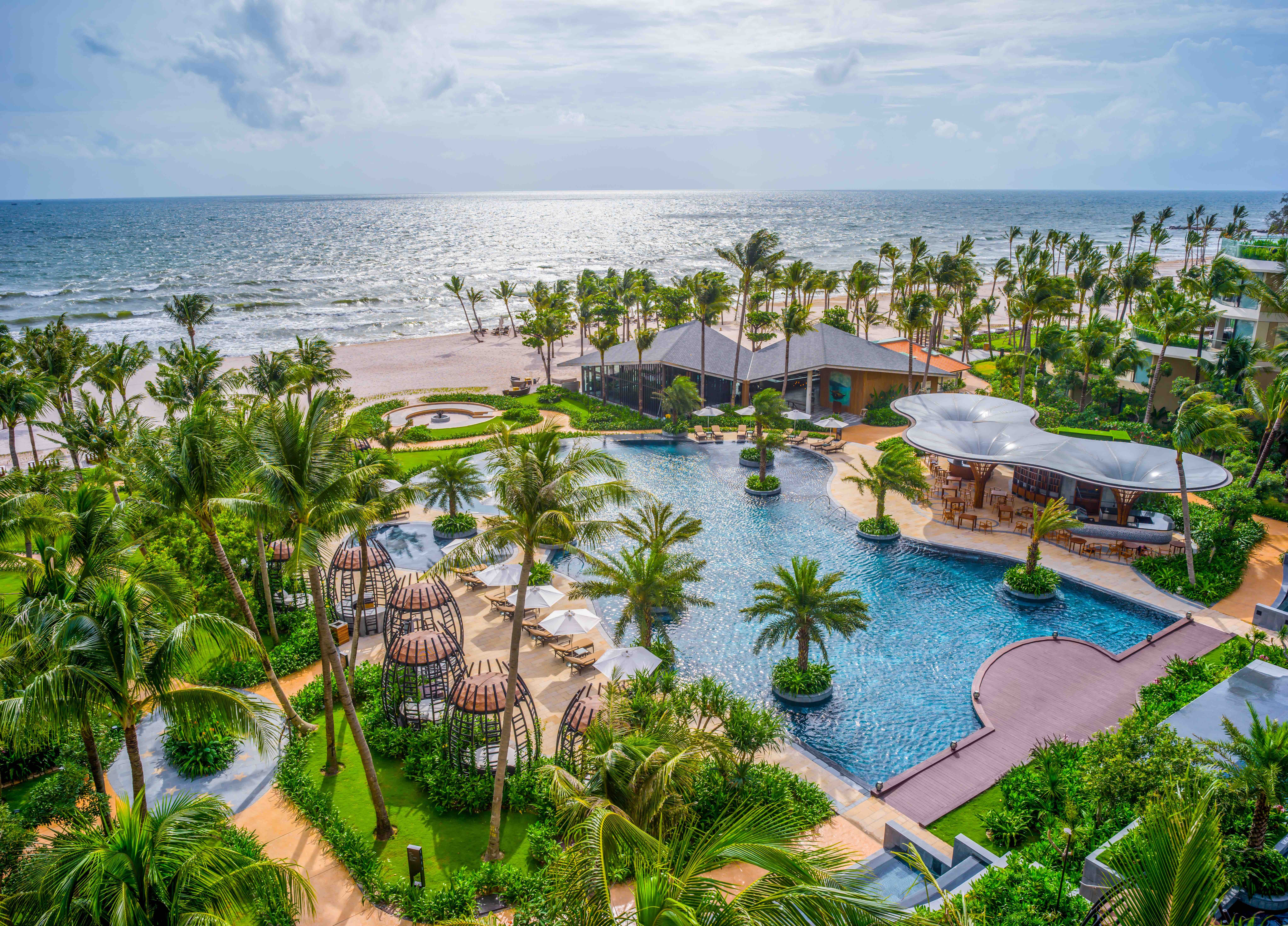 InterContinental Hotel Phu Quoc Long Beach Resort in an island off the southern tip of Vietnam.