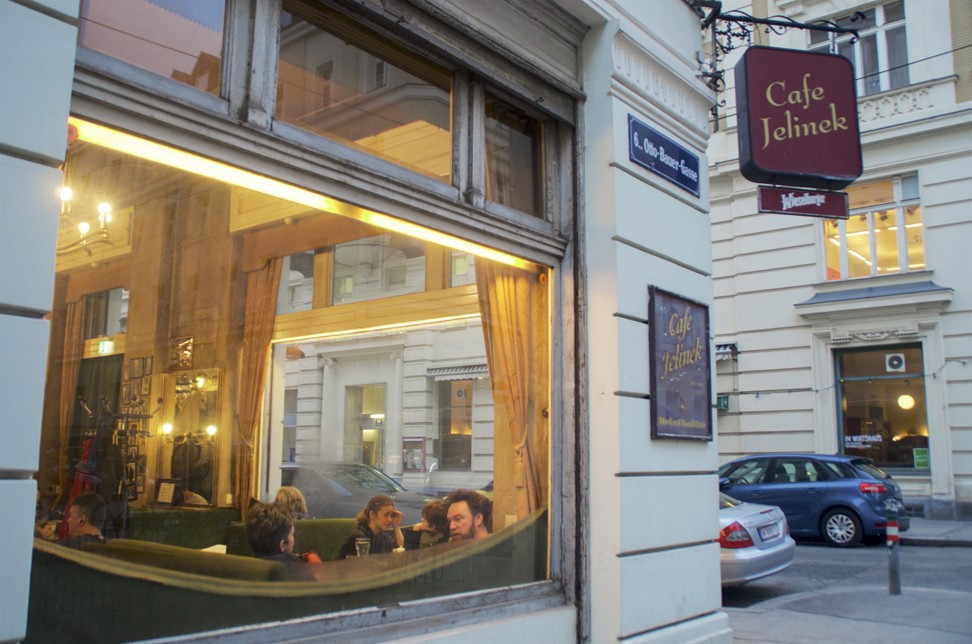 Cafe Jelinek is popular with students. Photo: Peter Neville-Hadley