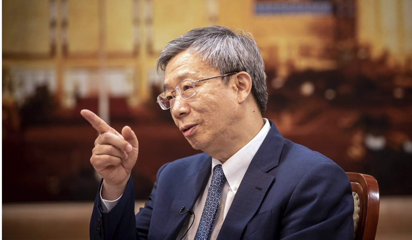Yi Gang, Governor of the People's Bank of China, said the central bank stands ready to ease policy to help protect the economy from the fallout of the trade war with the US. Photo: Bloomberg