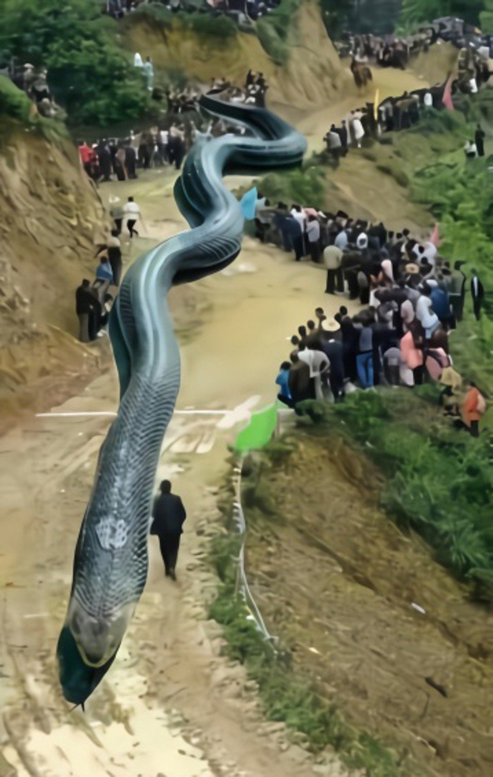 Picture of ‘giant dragon that caused Yibin earthquake’ lands Chinese