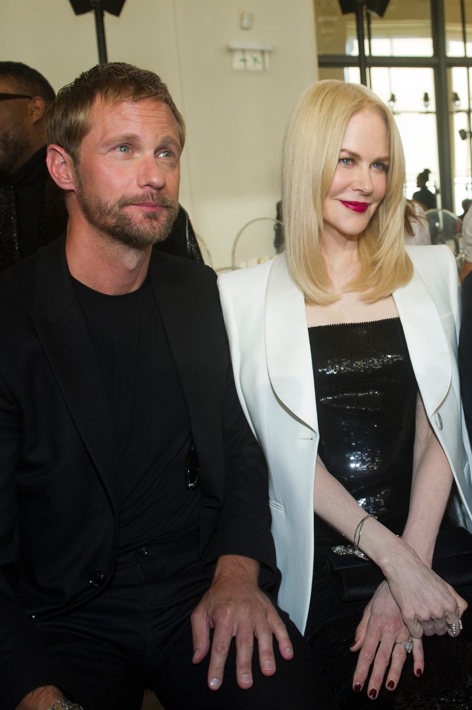 Alexander Skarsgard and Nicole Kidman at Armani Privé.