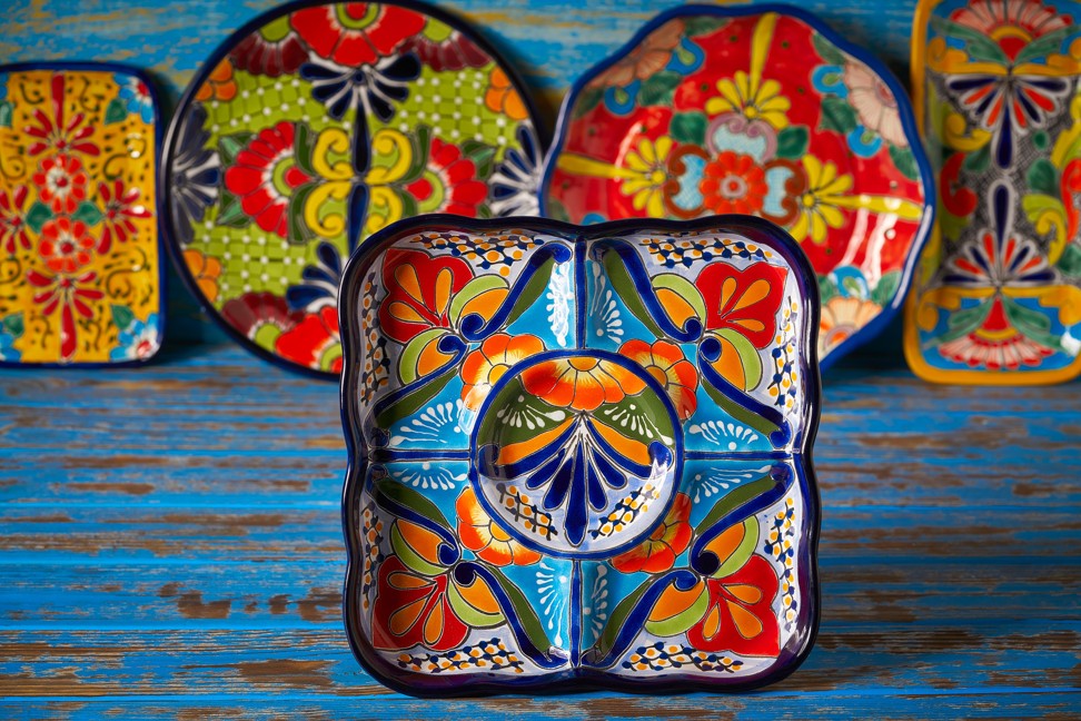 Talavera-style Mexican pottery. Photo: Alamy