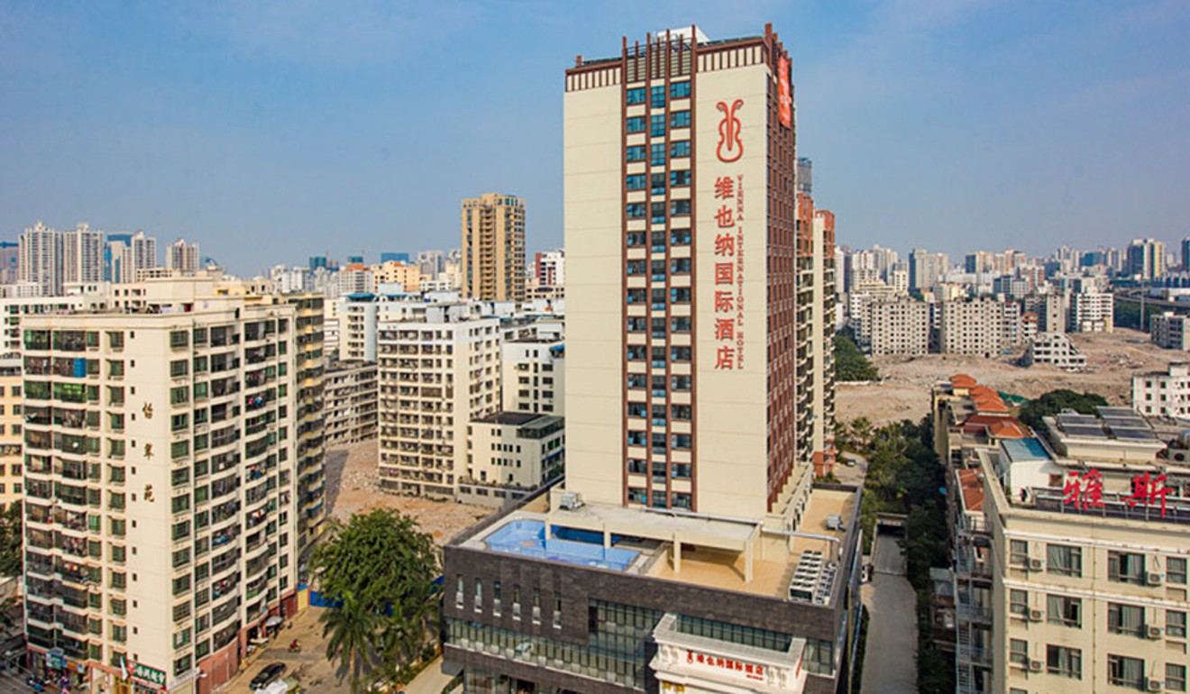 A Vienna International Hotel in Haikou city, Hainan province. Hainan provincial government has asked hotels, residential districts with foreign names to change their names. File Photo