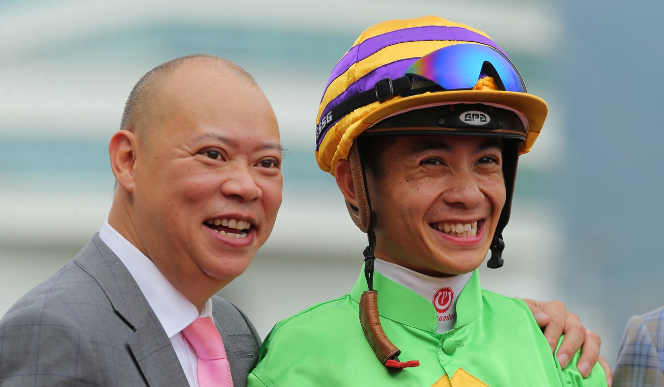 Chris So and Derek Leung are all smiles.