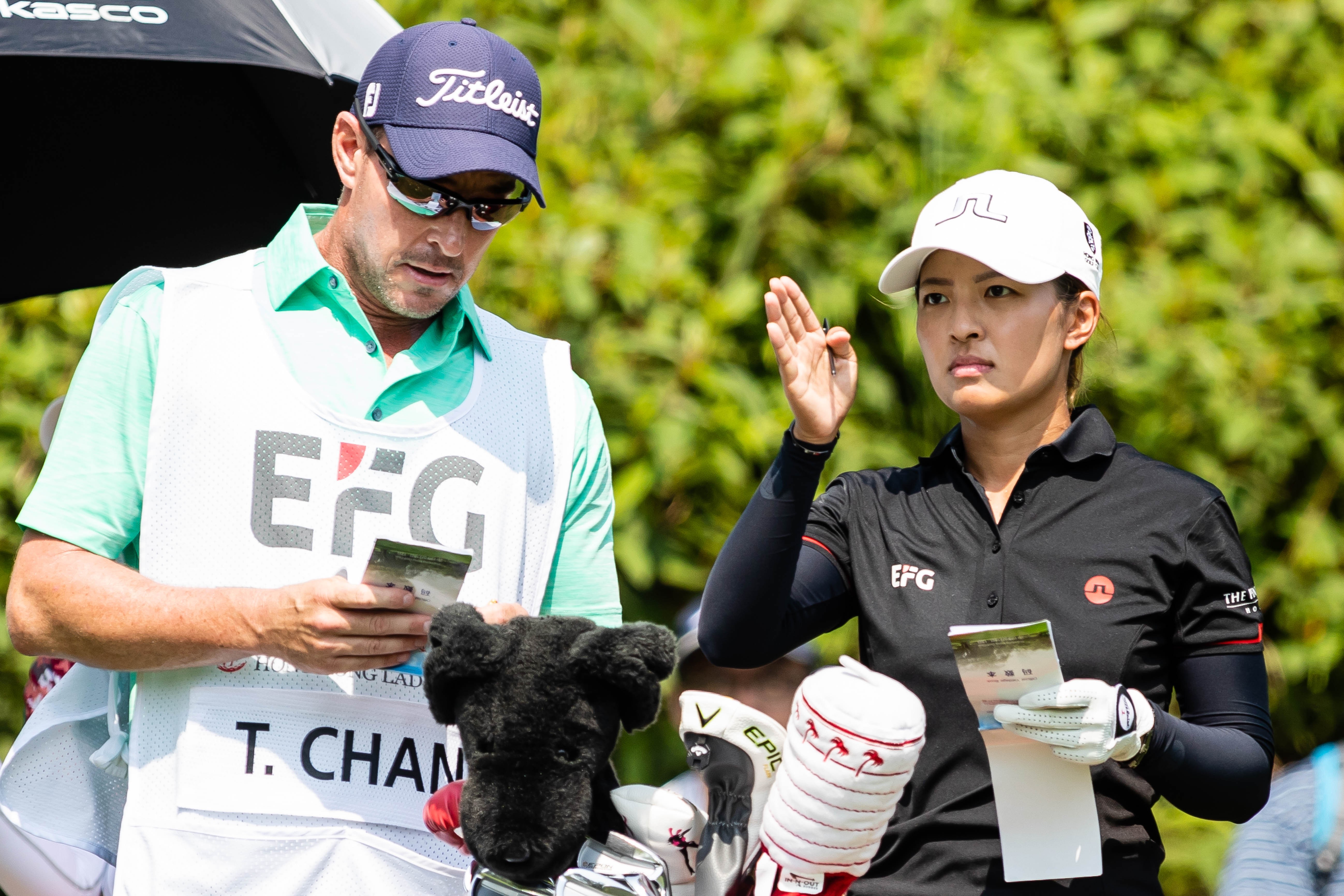 Tiffany Chan is back in contention going into the final round of the Thornberry Classic in Wisconsin. Photo: Yu Chun Christopher Wong/Eurasia Sport Images