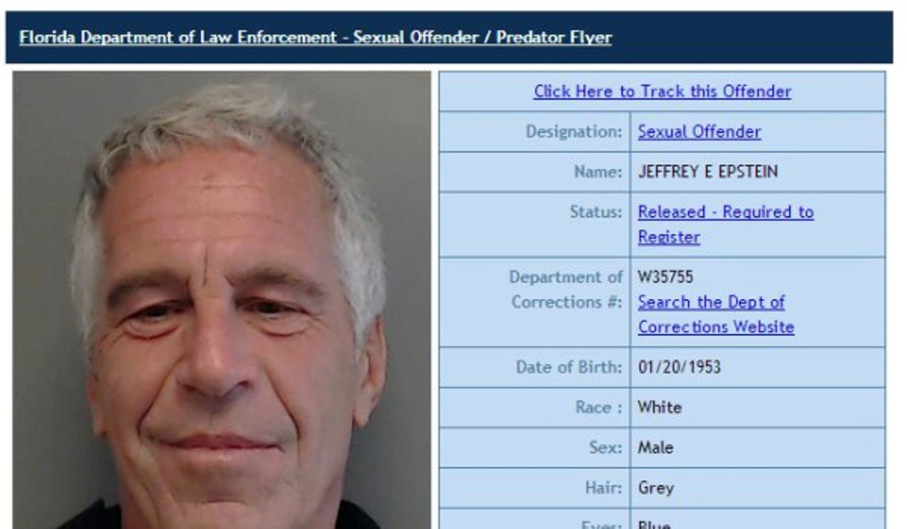 Billionaire Jeffrey Epstein, accused of molesting underage teen girls