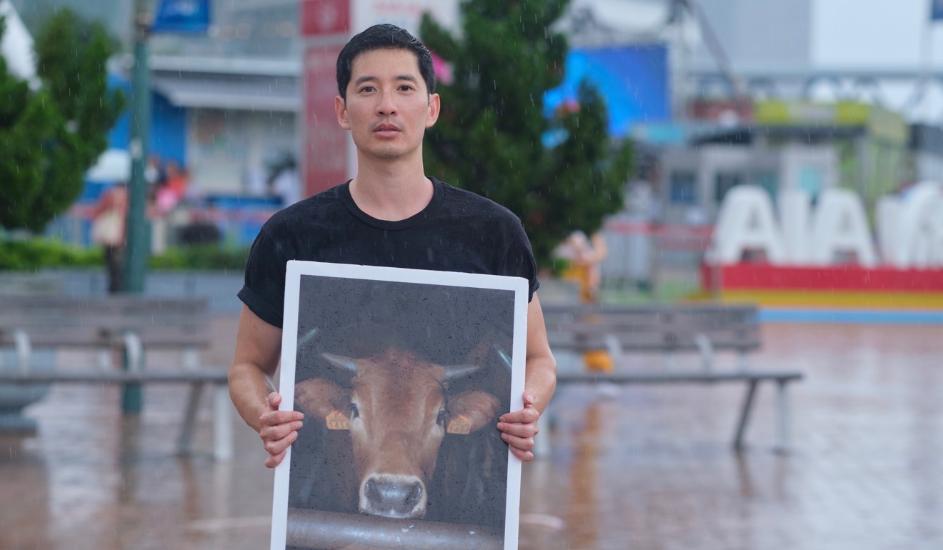 Richie Kul believes that showing the reality of the meat industry is a persuasive tool in his vegan activism. Photo: courtesy of Richie Kul