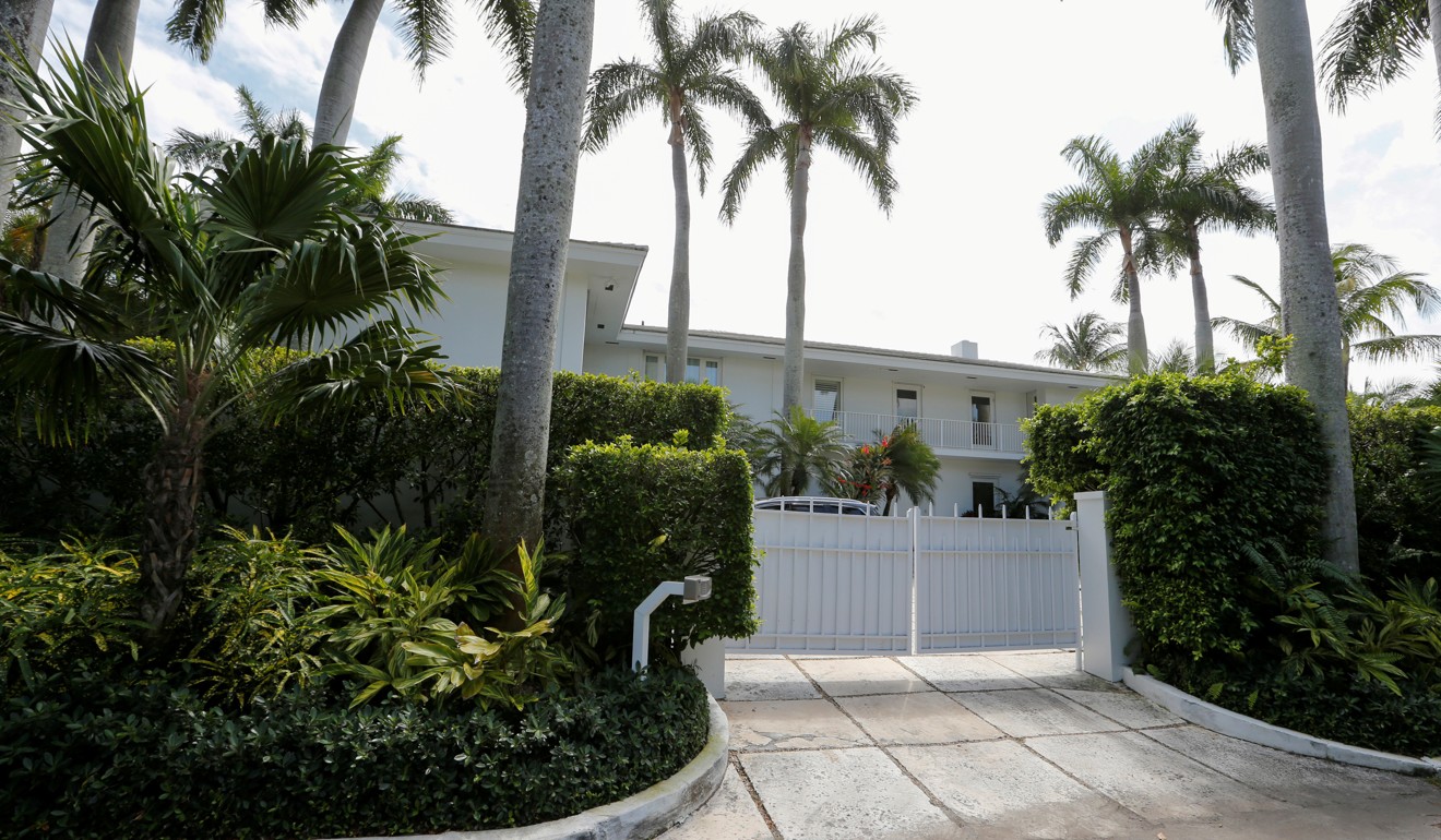 The Palm Beach, Florida residence of Jeffrey Epstein. Photo: Reuters