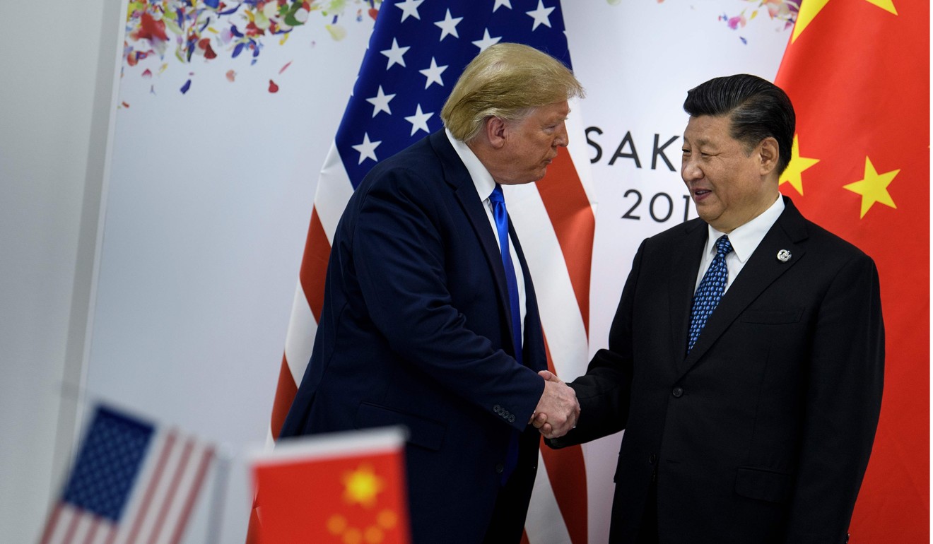 Trump and Xi at the G20 summit in Osaka. Photo: AFP