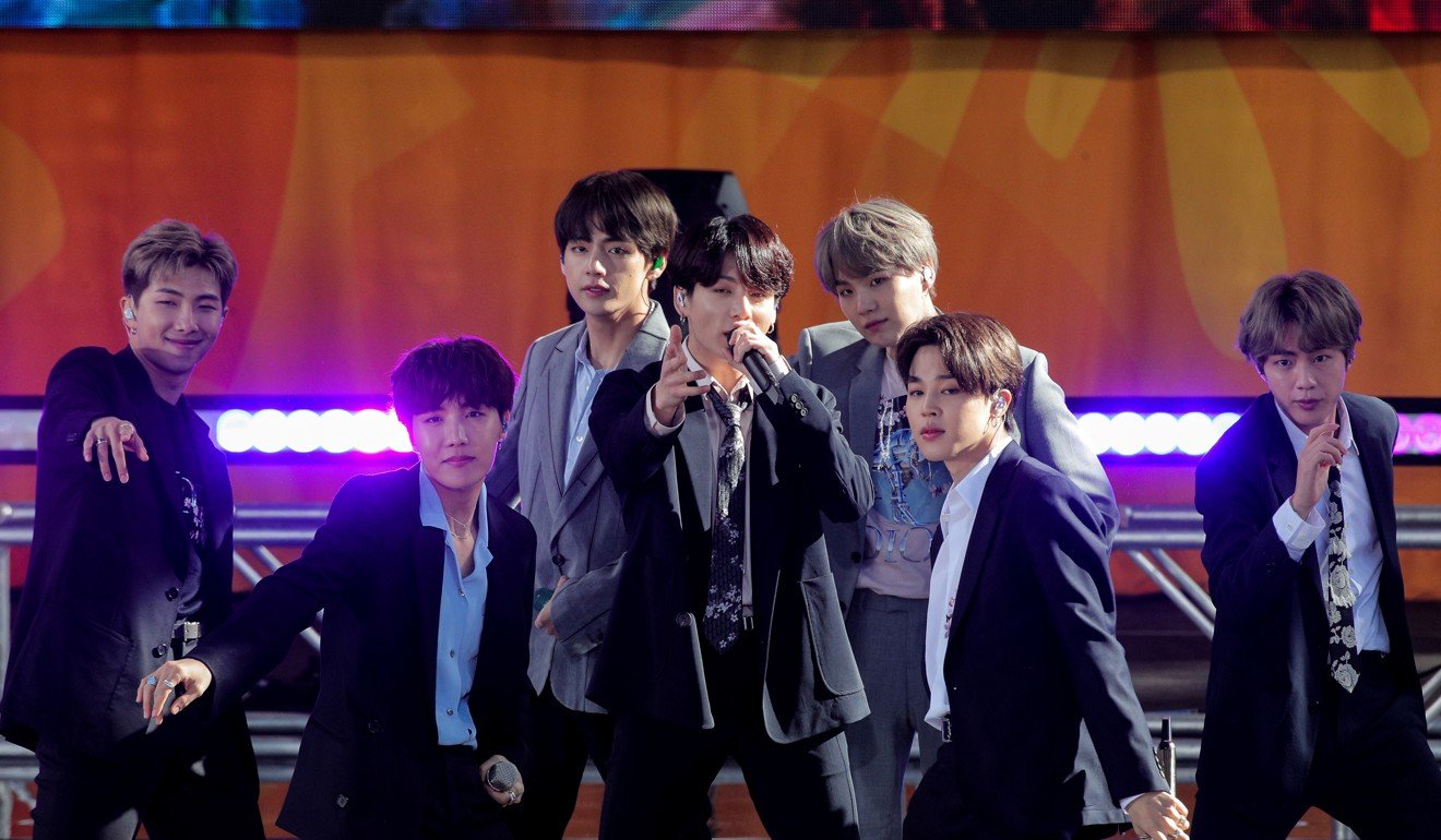 BTS perform on ABC’s Good Morning America show in Central Park in New York City on May 15, 2019. Photo: Reuters