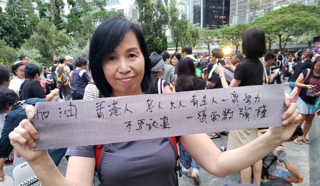 Mother Rachel Lau says she understands why some young people felt compelled to storm Hong Kong’s legislature. Photo: Su Xinqi
