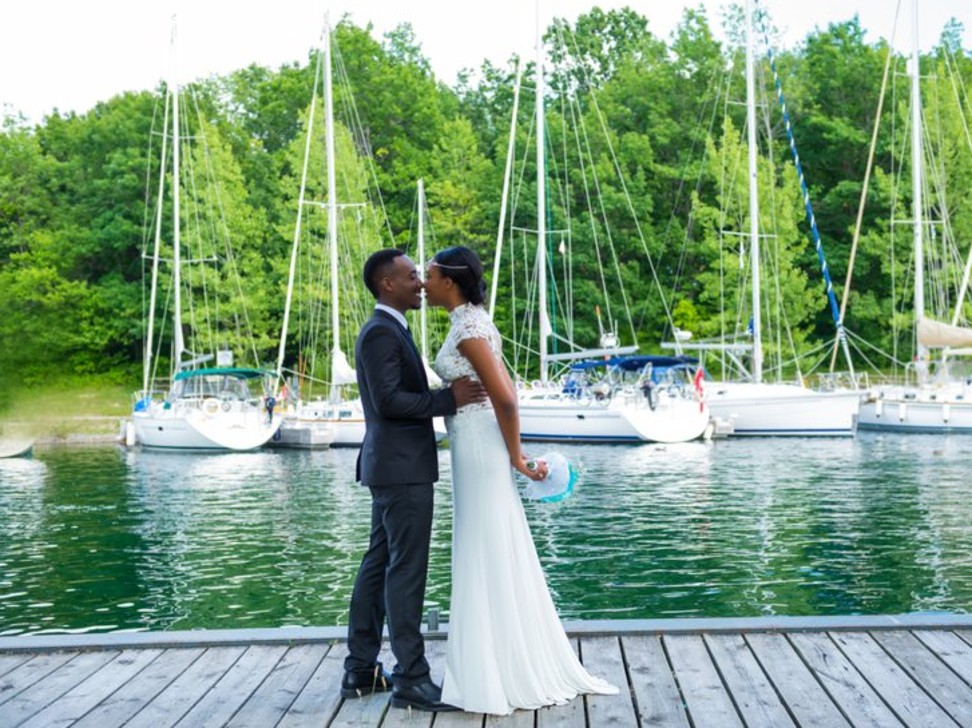 Couples can choose from many different wedding venues, including a waterside marina, and can expect to spend an average of about US$9,000 to US$10,000. Photo: Seven Stock Studio/Shutterstock