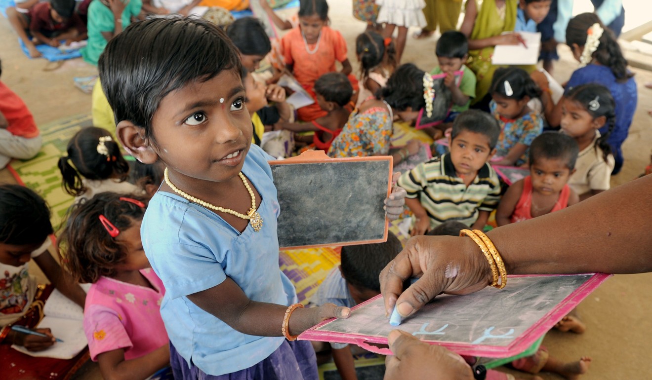 Teaching enjoys greater acceptance as a profession among many Indian families and communities. Photo: AFP