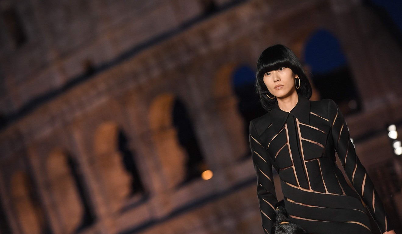 The Colosseum provided the backdrop for Fendiâ€™s autumn/winter 2019/2020 show. Photo: AFP