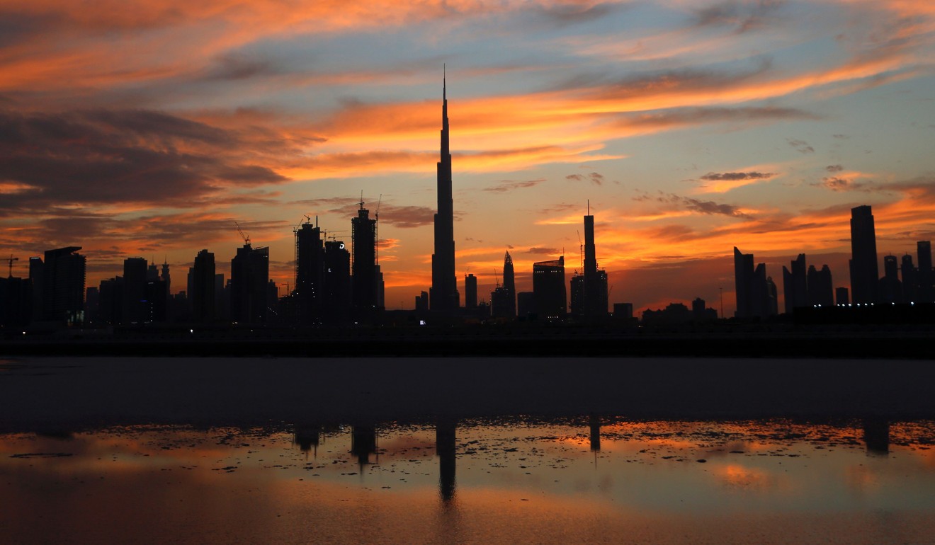 The world’s tallest building, in Dubai, was named the Burj Khalifa – after Abu Dhabi’s ruler – after the emirate bailed out its smaller brother following the global financial crisis. Photo: AFP