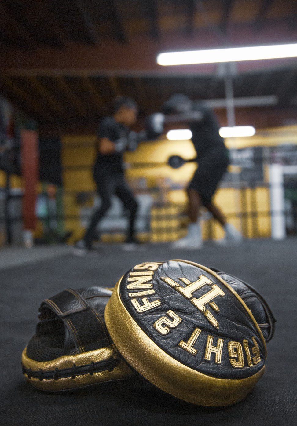 The interior of Jackrabbit Boxing Gym in East Long Beach. Photo: Jon Delouz