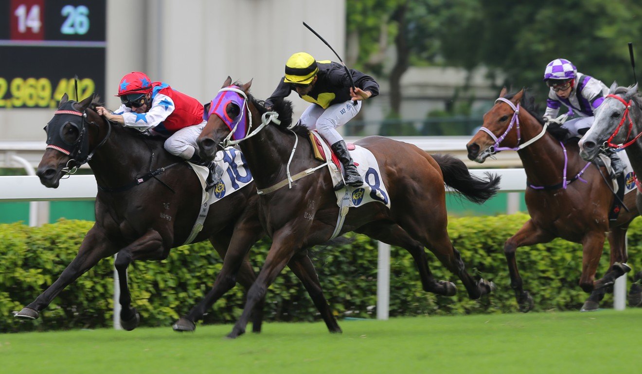 Karis Teetan boots home Circuit Three to win at Sha Tin.