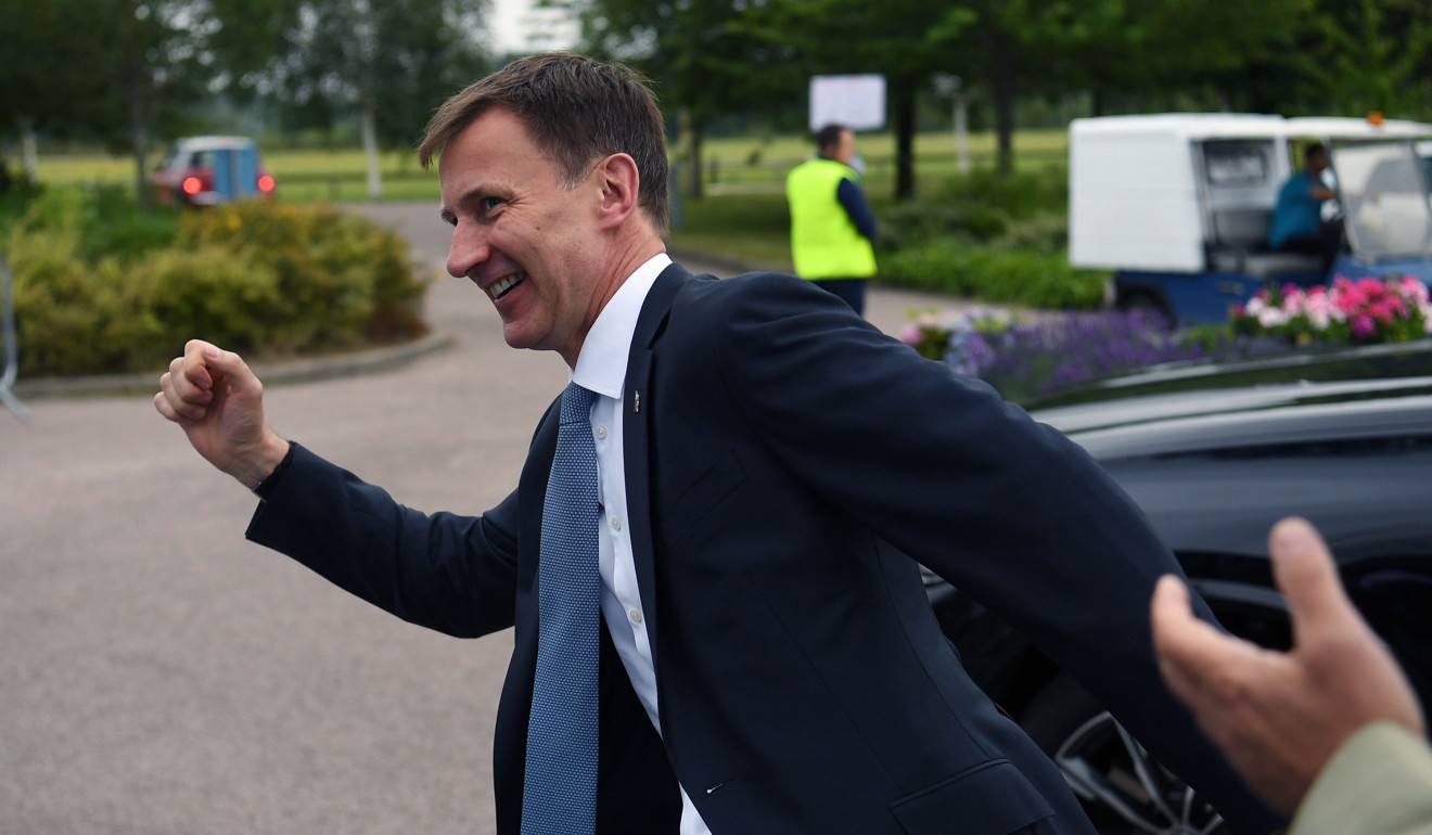 Jeremy Hunt: in the race to become Conservative Party leader and PM. Photo: EPA