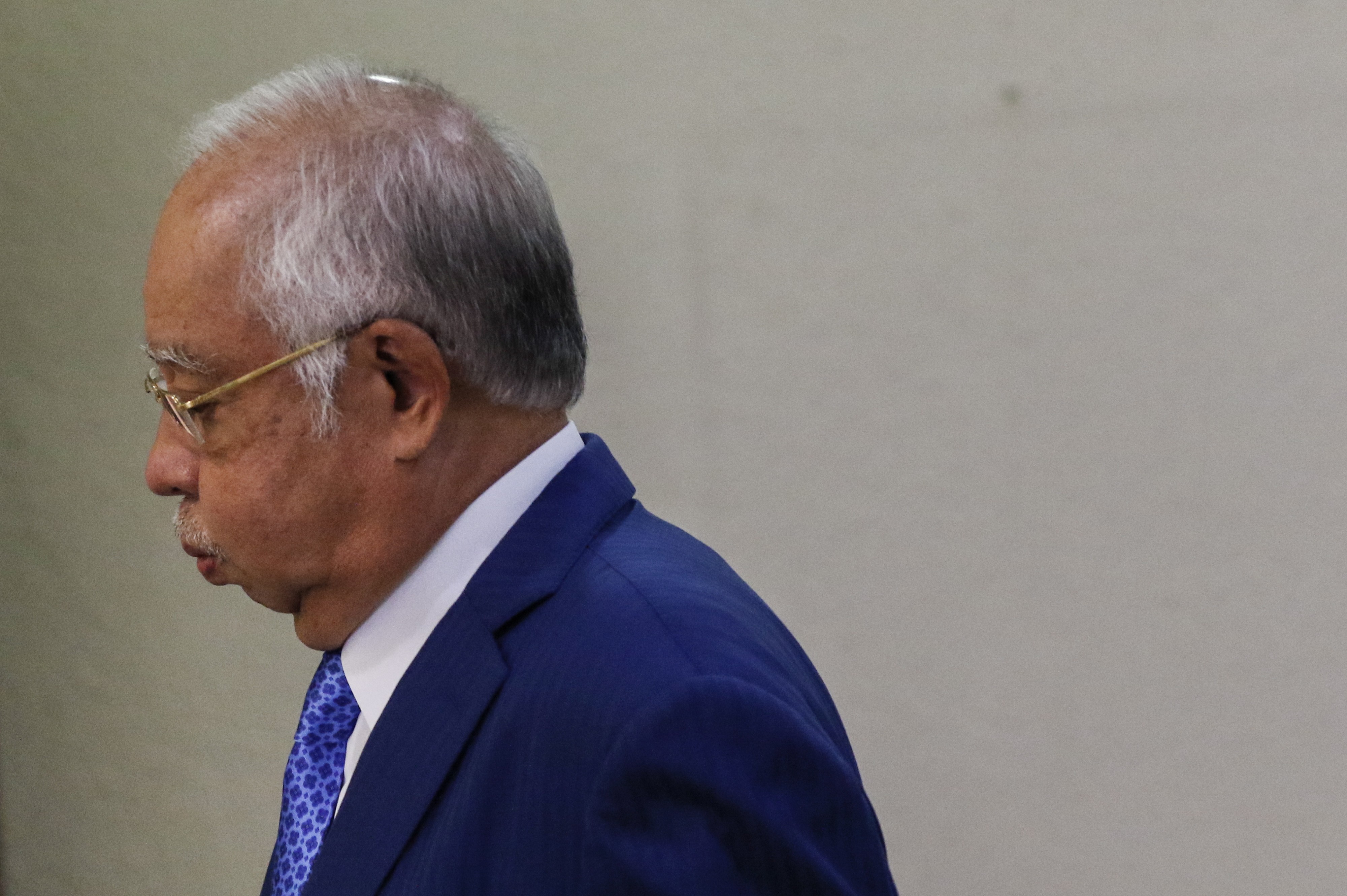 Former Malaysian Prime Minister Najib Razak is currently on trial for corruption. Photo: EPA